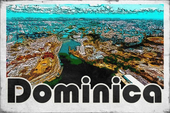 Download Dominica Carribean Retro Poster - Carribean Collection