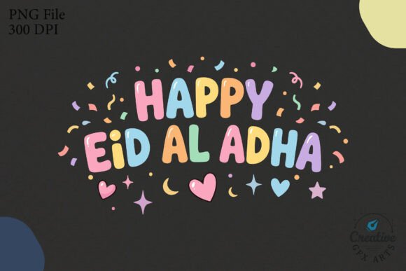 Download Happy Eid Al Adha Colorful Design Vector - Vector Collection