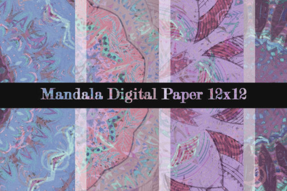 Download Mandala Digital Paper 12x12 88 - Paper 12x12 Collection